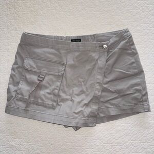 Wild Fable Gray Cargo Skort Lightweight